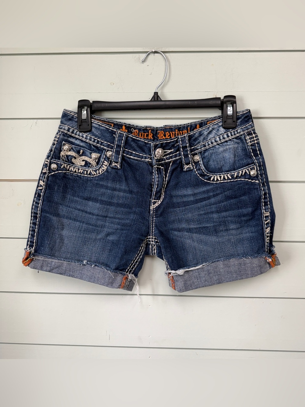 Rock Revival Jenna denim shorts women’s size 28